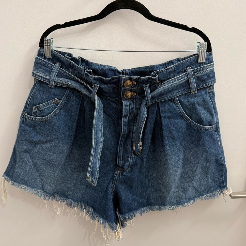 Free people denim shorts